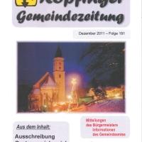 Gemeindezeitung Dezember 2011
